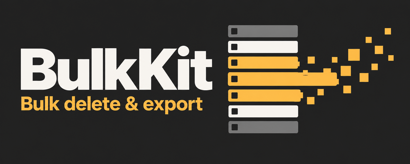 BulkKit banner: bulk delete and export for your Perplexity thread library